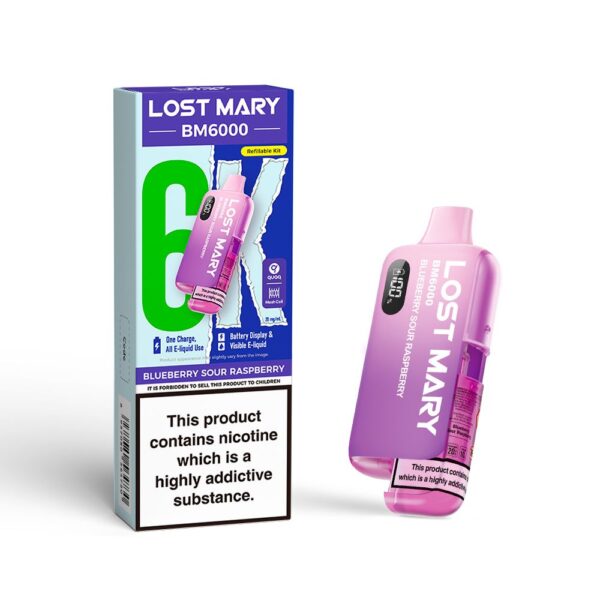 LOST MARY BLUEBERRY SOUR RASPBERRY PREFILLED POD KIT