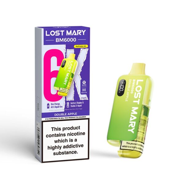 LOST MARY DOUBLE APPLE PREFILLED POD KIT