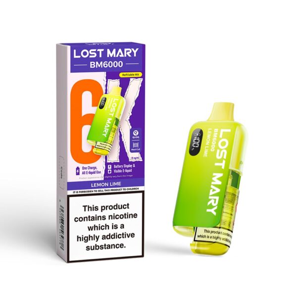 LOST MARY LEMON LIME PREFILLED POD KIT
