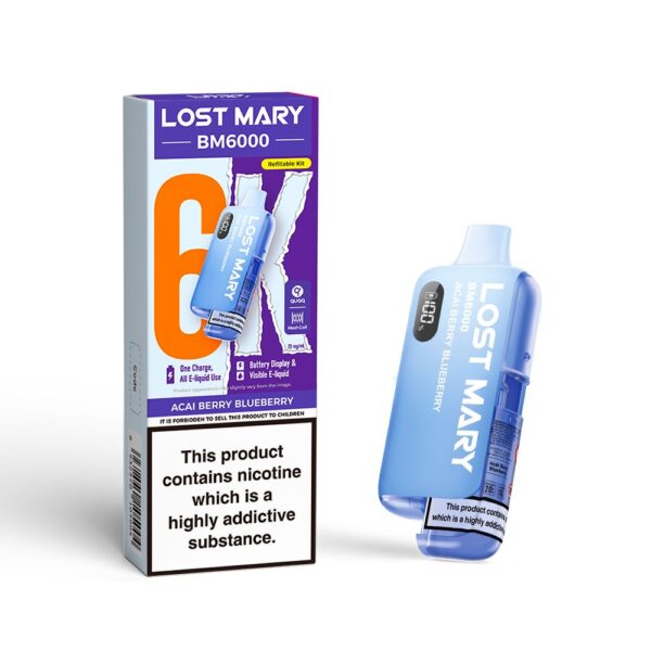 LOST MARY ACAI BERRY BLUEBERRY PREFILLED POD KIT
