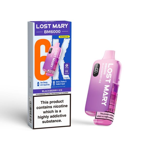 LOST MARY BLACKBERRY ICE PREFILLED POD KIT