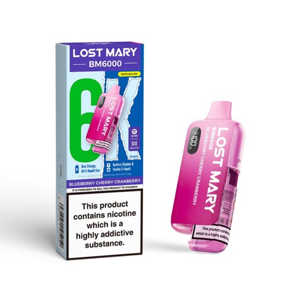 LOST MARY BLUEBERRY CHERRY CRANBERRY PREFILLED POD KIT