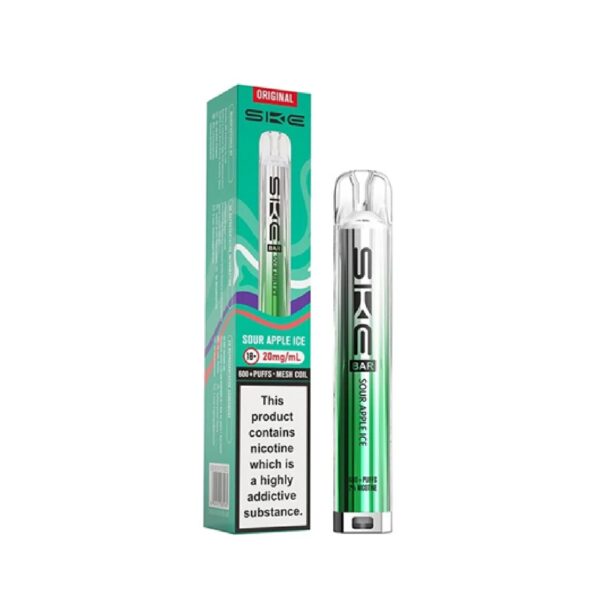 SKE CRYSTAL SOUR APPLE ICE PREFILLED POD KIT