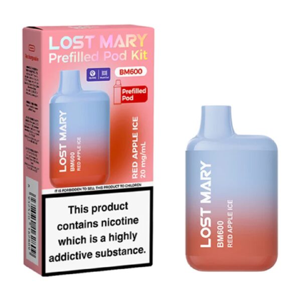 LOST MARY RED APPLE ICE PREFILLED POD KIT