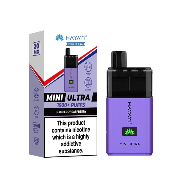HAYATI ULTRA MINI BLUEBERRY RASPBERRY PREFILLED POD KIT