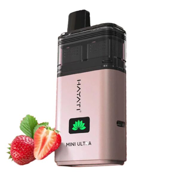 Second image of HAYATI ULTRA MINI FRUIT BOMB/ STRAW' WATERMELON B'GUM PREFILLED POD KIT