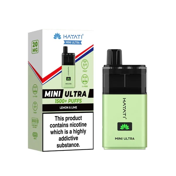 HAYATI ULTRA MINI LEMON & LIME PREFILLED POD KIT