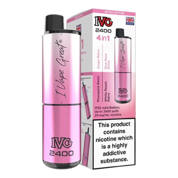 IVG RETRO EDITION 4 IN 1 PREFILLED POD KIT
