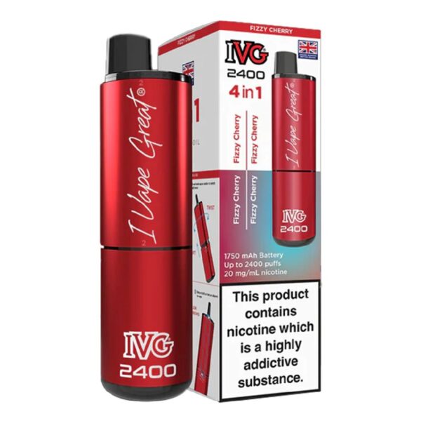 IVG FIZZY CHERRY 4 IN 1 PREFILLED POD KIT
