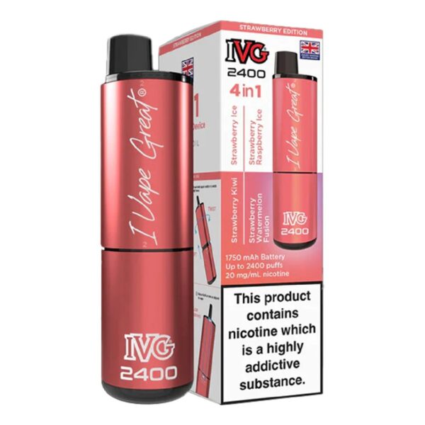 IVG STRAWBERRY EDITION 4 IN 1 PREFILLED POD KIT