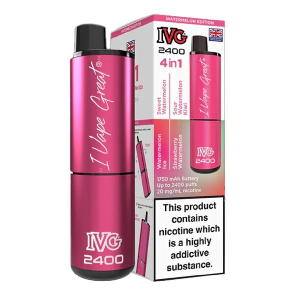 IVG WATERMELON EDITION 4 IN 1 PREFILLED POD KIT