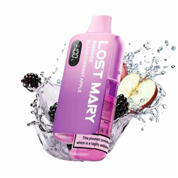 Second image of LOST MARY BLACKCURRANT APPLE PREFILLED POD KIT