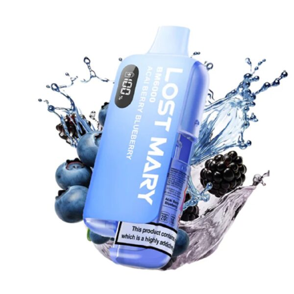 Second image of LOST MARY ACAI BERRY BLUEBERRY PREFILLED POD KIT
