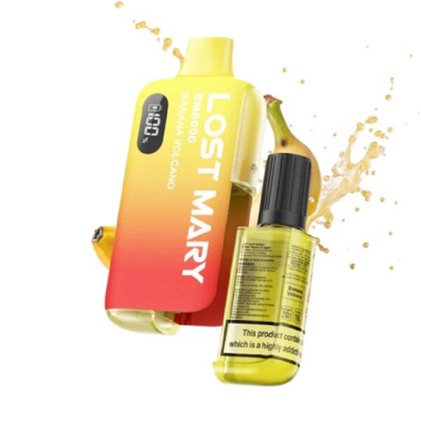 Second image of LOST MARY BANANA VOLCANO PREFILLED POD KIT