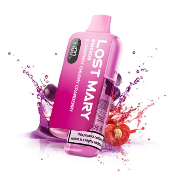 Second image of LOST MARY BLUEBERRY CHERRY CRANBERRY PREFILLED POD KIT