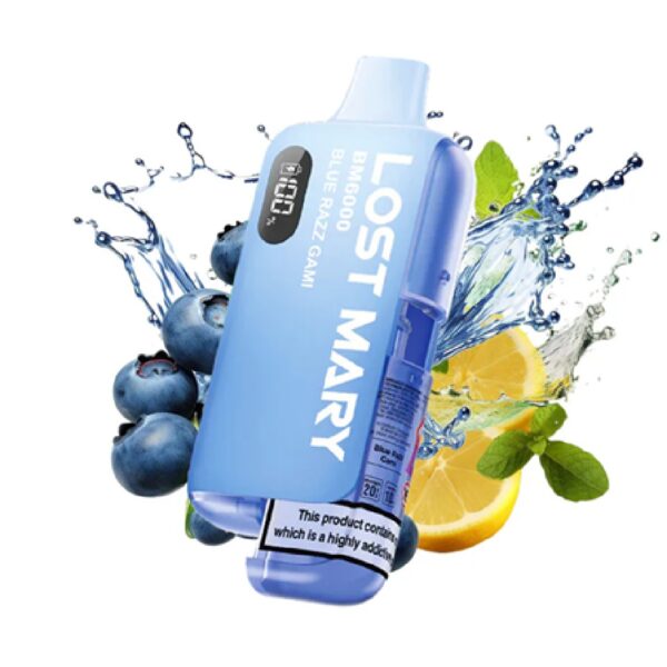 Second image of LOST MARY BLUE RAZZ GAMI PREFILLED POD KIT