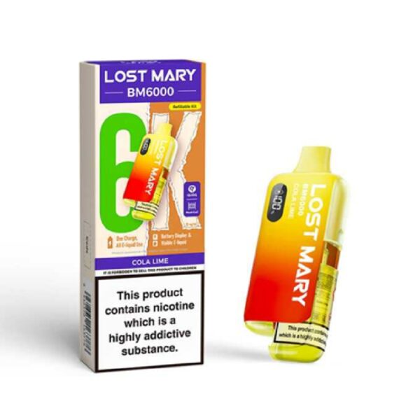 LOST MARY COLA LIME PREFILLED POD KIT