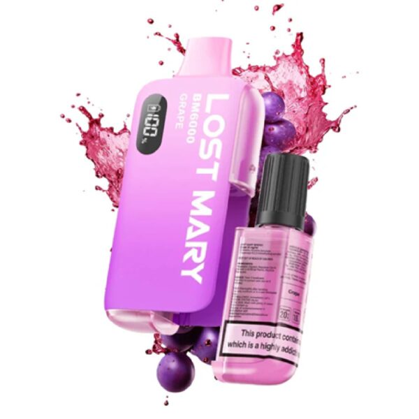 Second image of LOST MARY GRAPE PREFILLED POD KIT