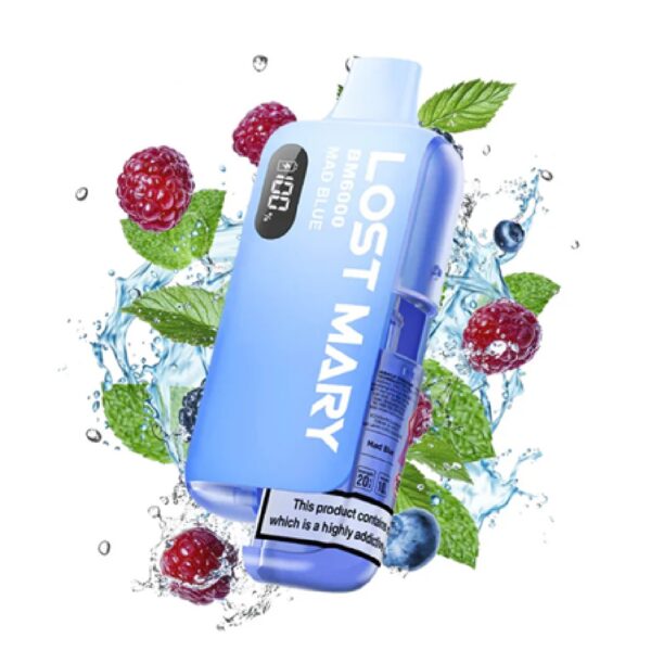 Second image of LOST MARY MAD BLUE PREFILLED POD KIT