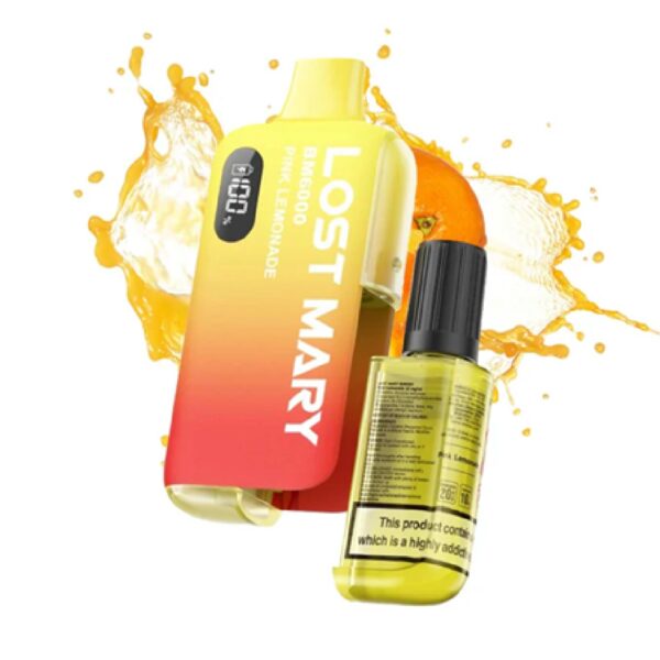 Second image of LOST MARY PINK LEMONADE PREFILLED POD KIT