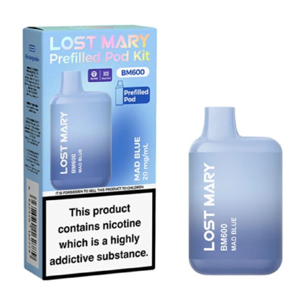 LOST MARY MAD BLUE PREFILLED POD KIT