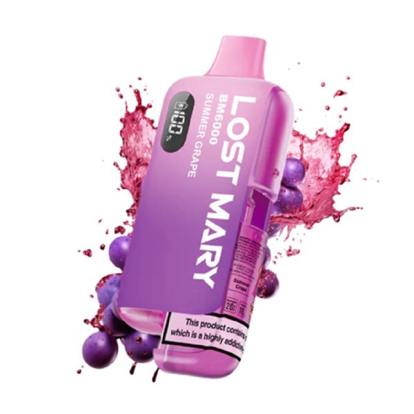 Second image of LOST MARY SUMMER GRAPE PREFILLED POD KIT
