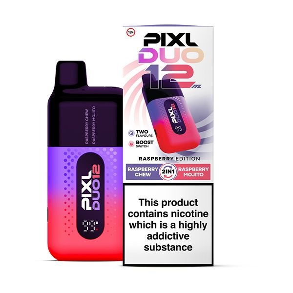 PIXL DUO 12 RASPBERRY EDITION PREFILLED POD KIT