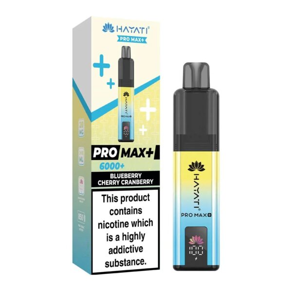 HAYATI PRO MAX BLUEBERRY CHERRY CRANBERRY PREFILLED POD KIT