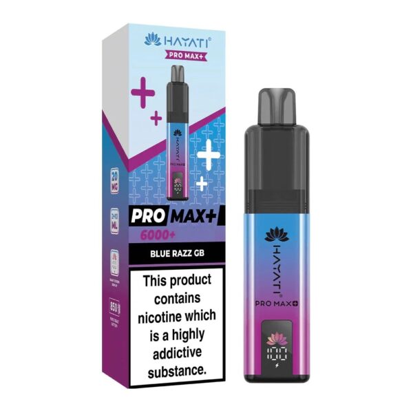 HAYATI PRO MAX BLUE RAZZ GB PREFILLED POD KIT