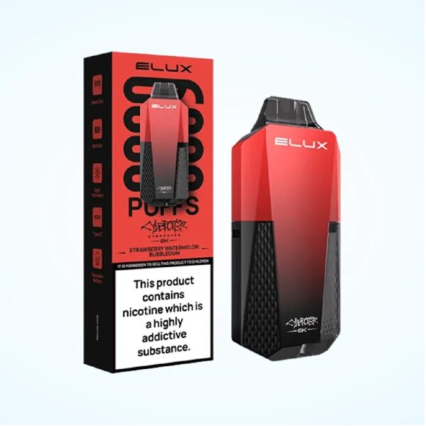 ELUX STRAWBERRY WATERMELON BUBBLEGUM PREFILLED POD KIT