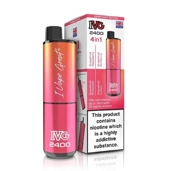 IVG GRAPEFRUIT EDITION 4 IN 1 PREFILLED POD KIT