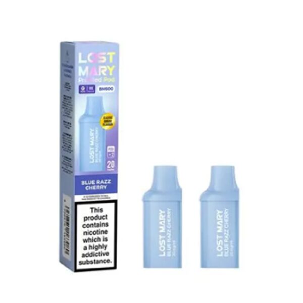 LOST MARY BLUE RAZZ CHERRY PREFILLED POD
