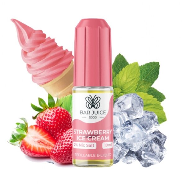Second image of BAR JUICE 5000 STRAWBERRY ICE CREAM
