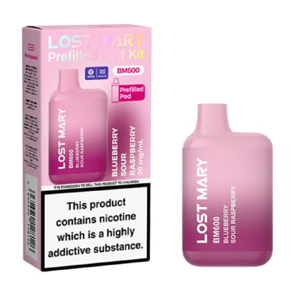LOST MARY BLUEBERRY SOUR RASPBERRY PREFILLED POD KIT