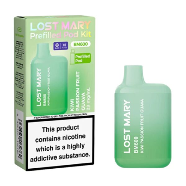 LOST MARY KIWI PASSION FRUIT GUAVA PREFILLED POD KIT