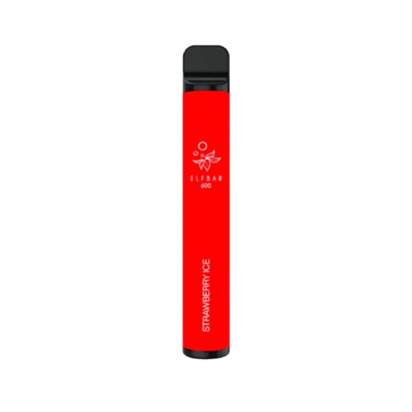 Second image of ELFBAR STRAWBERRY ICE PREFILLED POD KIT