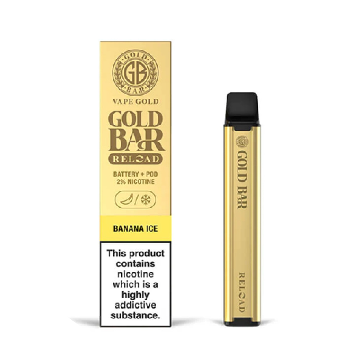 GOLD BAR 600 PUFFS PREFILLED POD KIT